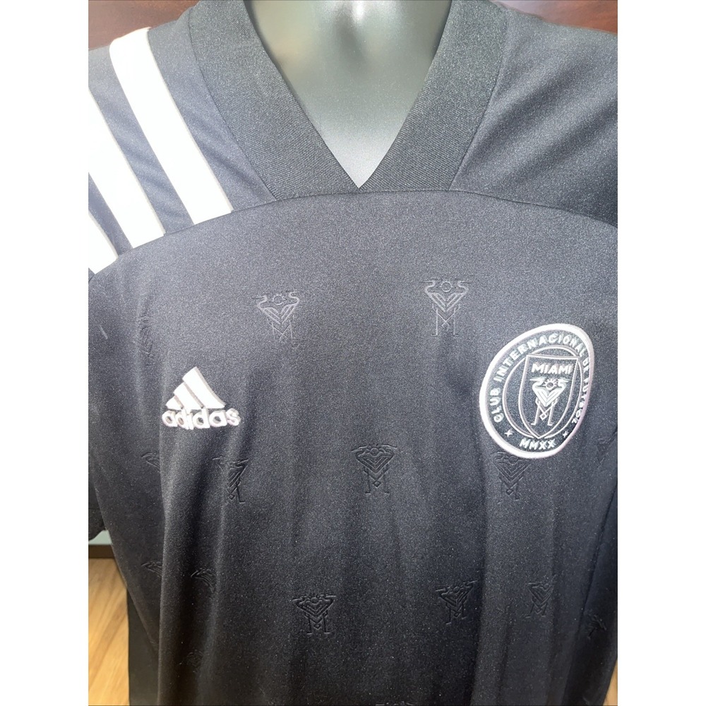 Adidas Inter Miami CF Beckham #23 Jersey Men's Sz 2XL Black Inaugural 2020 - Picture 3 of 10